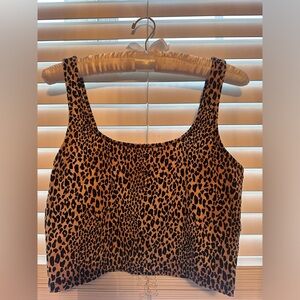 Forever 21 Cheeta Print top